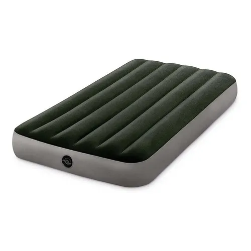 Colchon Inflable Twin Dura Beam Prestige Fiber Tech Intex Color Negro