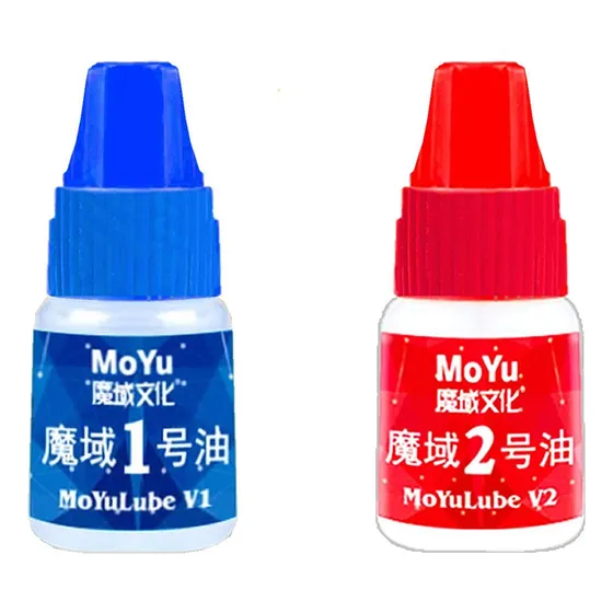 Cubo Rubik Pack X 2 Unid. Lubricante Original Moyu 5 Ml 2 Lubric. Media Y Baja Densidad
