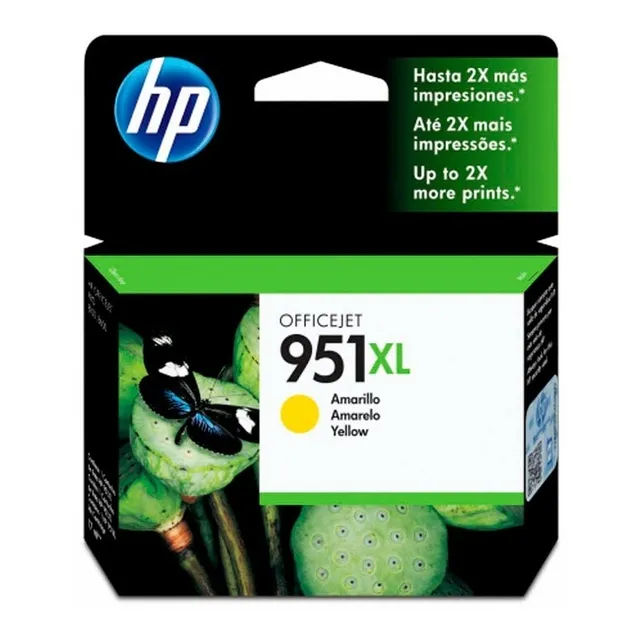 Cartucho De Tinta  Hp 951xl Original Cn048a Amarillo