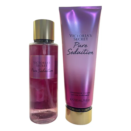 Kit Pure Seduction Victoria's Secret Body Splash + Creme