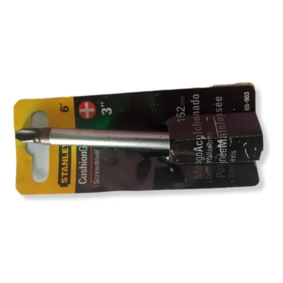 Destornillador Estría 152mm Stanley 65-903 De 6 Pulgadas.