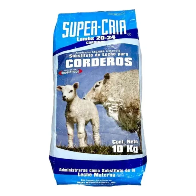 Super Cria Substituto De Leche Para Corderos Borregos 10 Kg