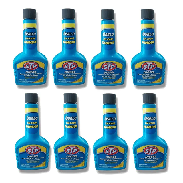 8 Tratamiento Y Limpiador De Inyectores Diesel Stp Americano