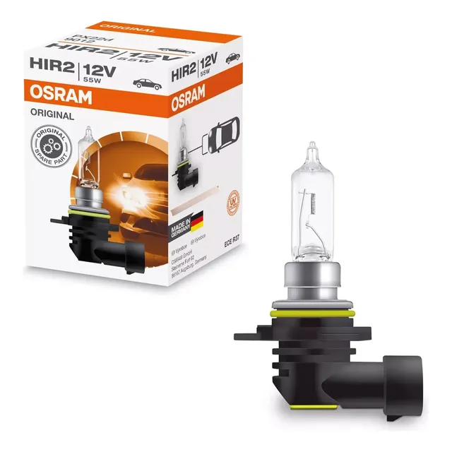 Lampara Osram Hir2 9012 Original Halogena 55w 12v Px22d