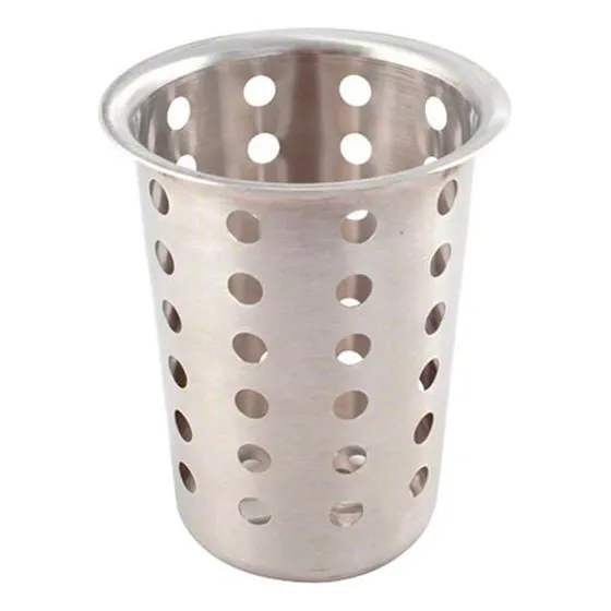 Cilindro Porta Cubiertos Acero Inox