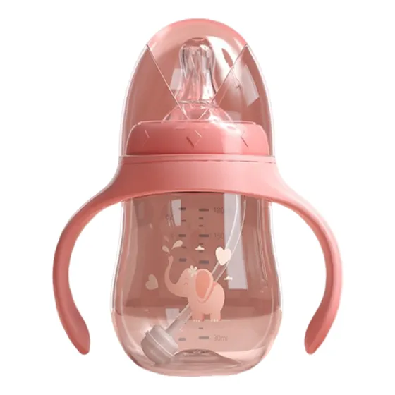 Taza Con Forma De Pajita Para Bebés Recién Nacidos, 180 Ml,