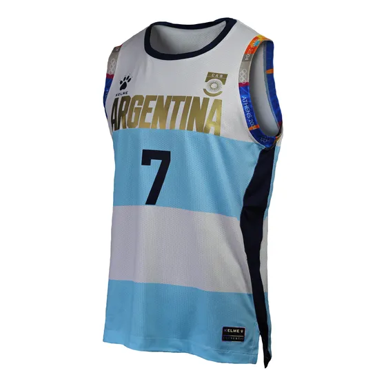 Camiseta Argentina Basquet Kelme Homenaje Campazzo Original
