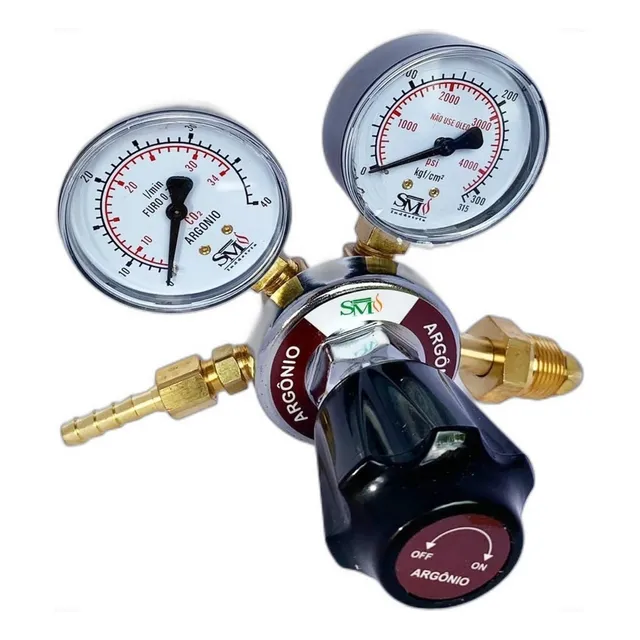 Regulador De Pressão Argônio Sm Modelo 200