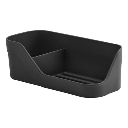 Organizador De Pia Suporte Porta Esponja Detergente 21cm Ou Cor Preto Organizador De Pia Suporte Porta Esponja Detergente 21cm Ou Cor Preto