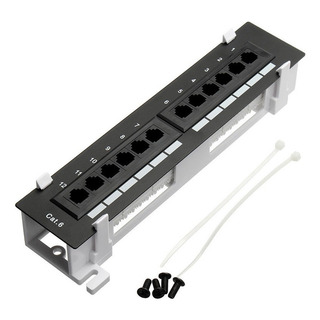 L Kit De Ferramentas De Rede 12 Portas Cat6 Patch Panel L Kit De Ferramentas De Rede 12 Portas Cat6 Patch Panel