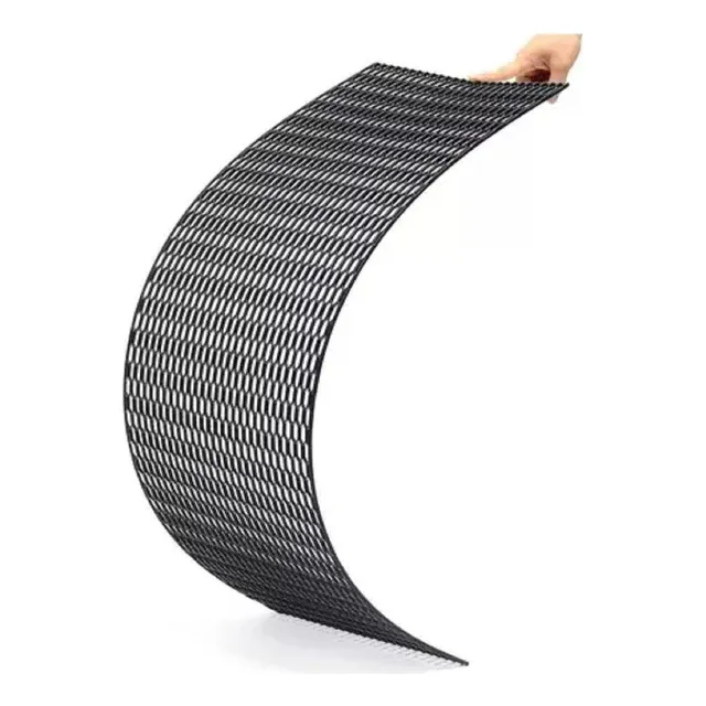 Rejilla Malla Negro Parachoque Tuning Auto Universal Abs