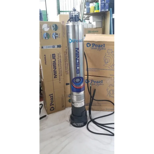 Bomba De Agua Sumergible 3/4hp Pearl 4msp 07a16s 220v-(mono)