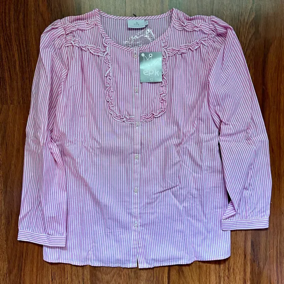 Camisa Blusa Mangalarga Y De Botones Para Niñas Marca Epk