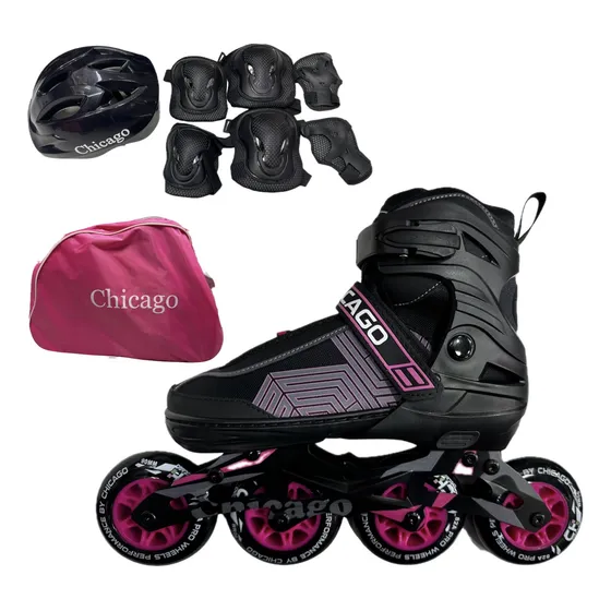 Patines Chicago Semiprofesionales +kit Completo Envío Gratis