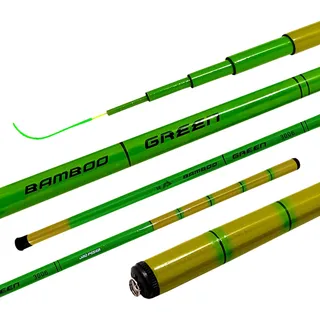 Vara Telescopica Green Bamboo 4,50 Mts Verde JaĂș Pesca Vara Telescopica Green Bamboo 4,50 Mts Verde JaĂș Pesca