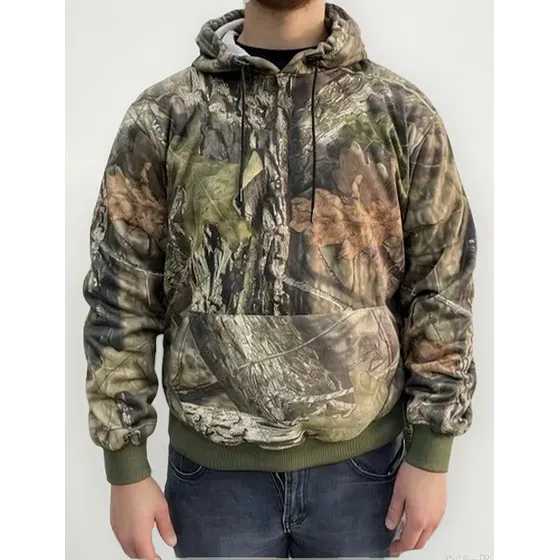Poleron Camuflado Con Capucha Caza Camping Pesca Outdooor
