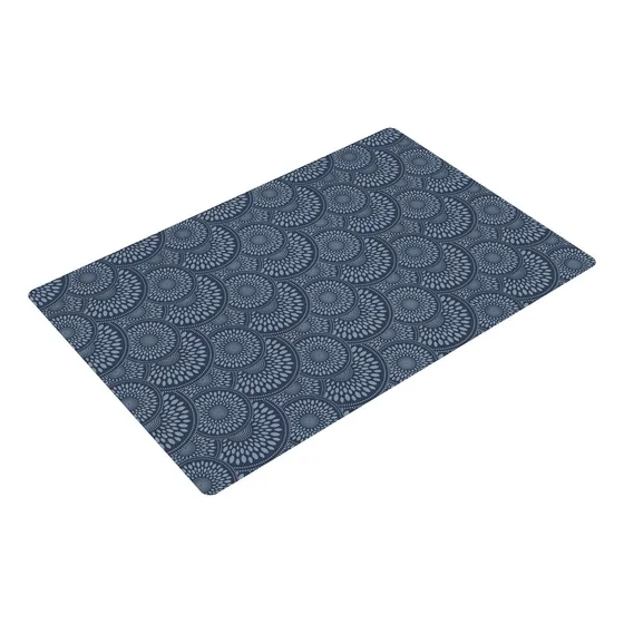 Shape28 Tapete Tocador Baño 24 X 18  Color Azul Oscuro