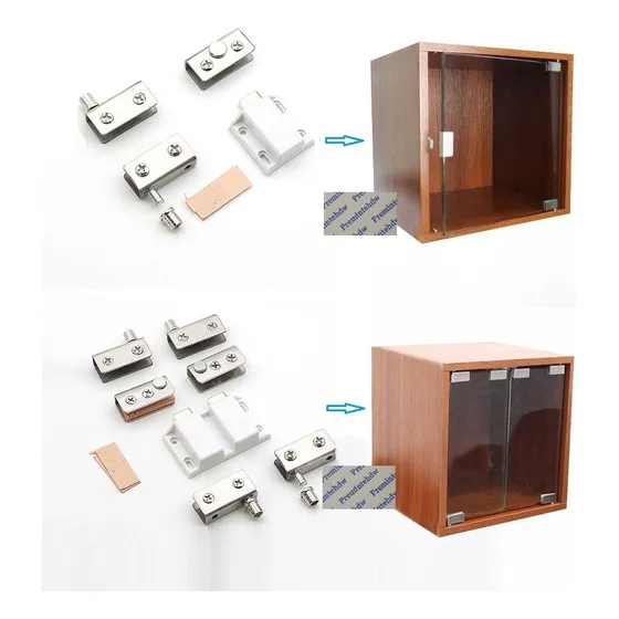 Bisagra De Pivote Para Puerta De Vidrio Vitrina 