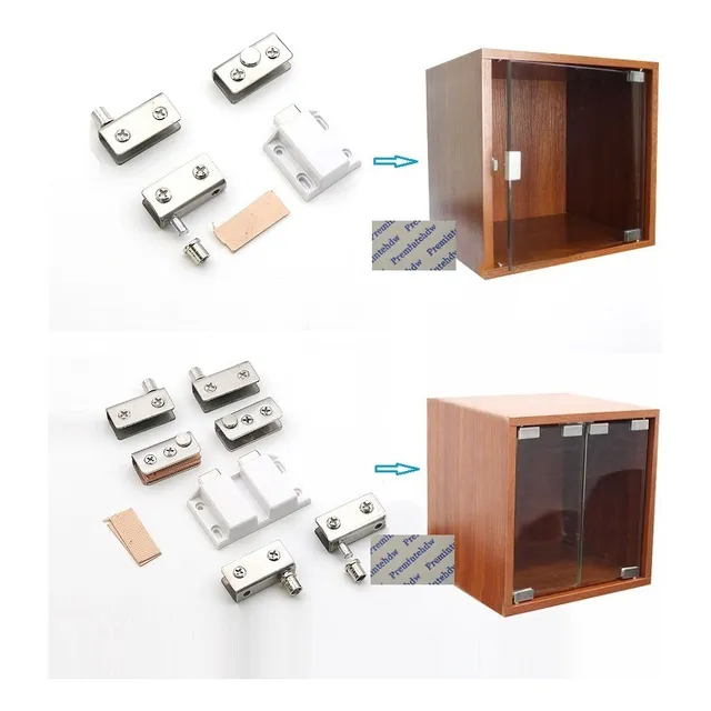 Bisagra De Pivote Para Puerta De Vidrio Vitrina 