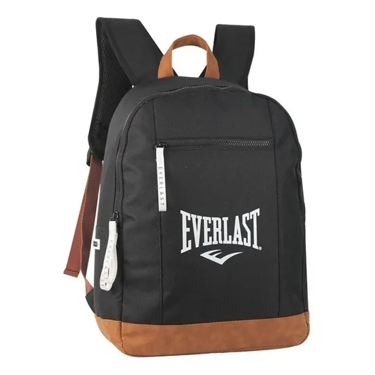 Mochila Deportiva Everlast Urbana Hombre Mujer Unisex Color Negro / 27397