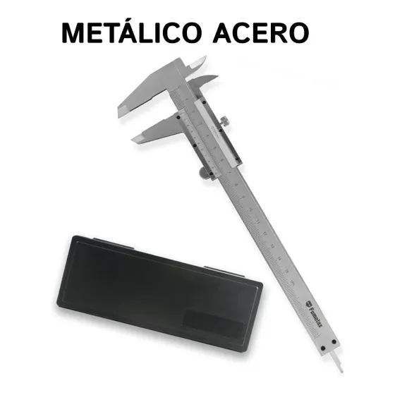 Calibrador Vernier Acero Inoxidable Velnier Bernier Metalico