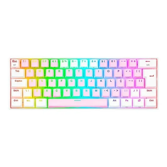 Teclado Redragon Draconic Wireless Sw Brown K530pw-rgb-pro