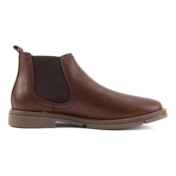 Botin Para Caballero Color Cafe Gino Cherruti 