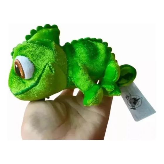 Pelúcia Camaleão Pascal Enrolados Rapunzel Disney Cor Verde-limão