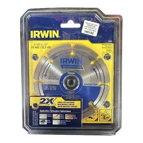 Disco Irwin Corte Concreto Segmentado 41/2