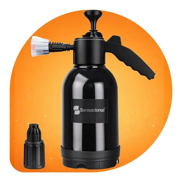 Snow Foam Pulverizador Manual 2 Litros Alta Pressao 2 Bicos