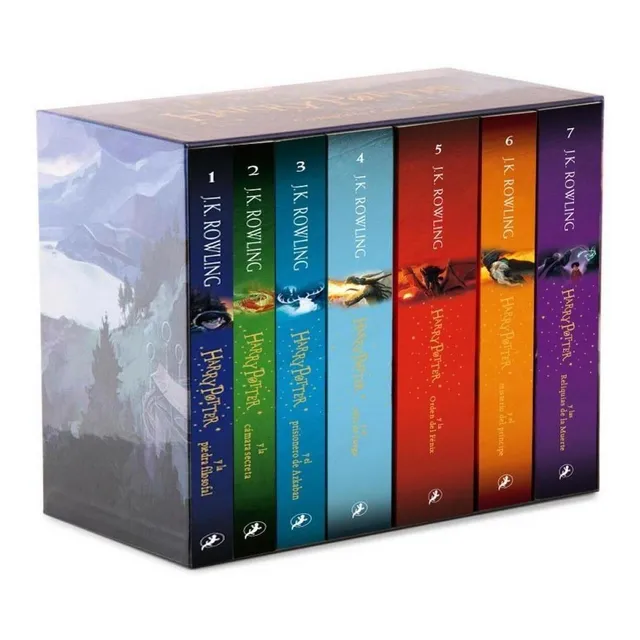 Estuche Harry Potter Español La Serie Completa 1 a 7 JK Rowling 2020