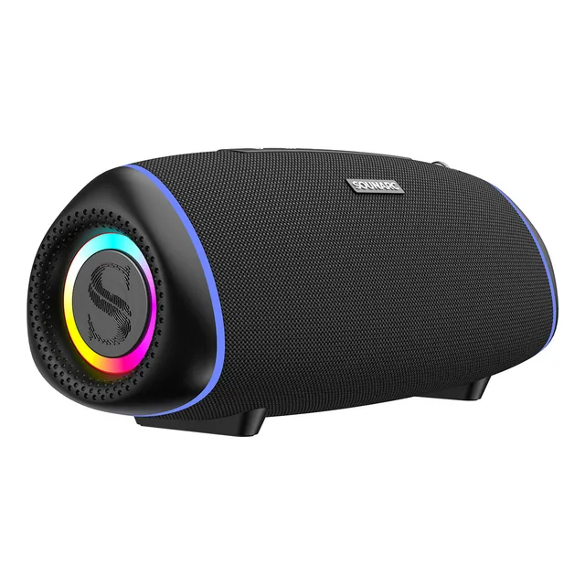Sounarc R1 Bocina Altavoz Portátil 40w 4000 mAh Sonido inalámbrico multifuncional con RGB Luz Led Bluetooth 5.3 IPX6 Sonido Estéreo HD Bajos Profundos Negro