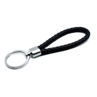 Chaveiro Couro Sintetico Trançado Entrelaçado Metal Cromado Chaveiro Couro Sintetico Trançado Entrelaçado Metal Cromado