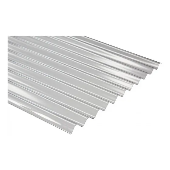 Chapa De Polipropileno (plástico) Sinusoidal Por 3metros Color Blanco