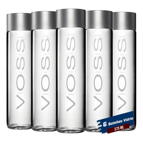 Agua De Manantial Voss 375 Ml - 6 Pack Vidrio