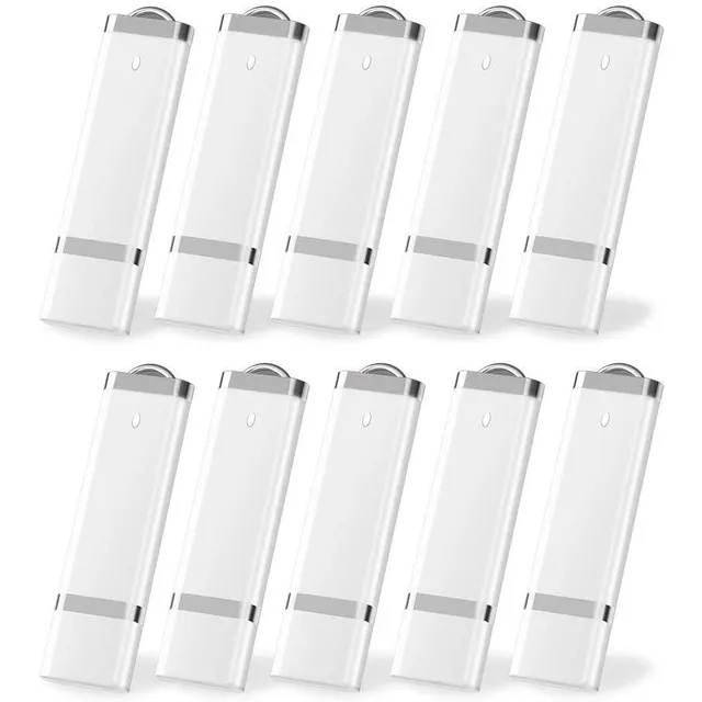 Pendrives Usb 2.0 De 8 Gb Kexin Flash Usb 10-pack Blanco