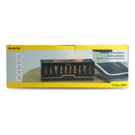 Difusor Aromático Simulador De Chamas Flores Cor Branco 127/220v