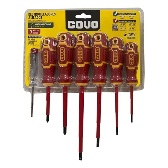 Destornillador Juego 7pz Covo 42435