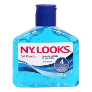 Gel Fixador Ny Looks Azul Com 240g Gel Fixador Ny Looks Azul Com 240g
