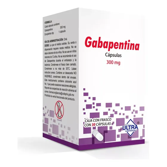 Gabapentina  300mg C/30 Cápsulas Ultra