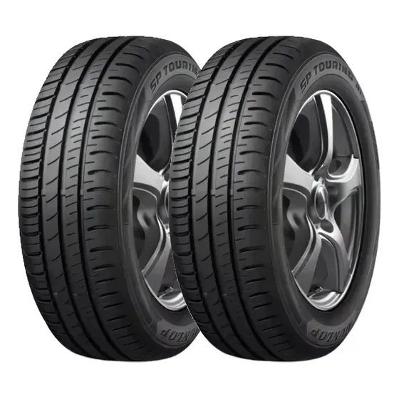 Kit 02 Pneus 185/70r14 Sp Touring R1 88t Dunlop