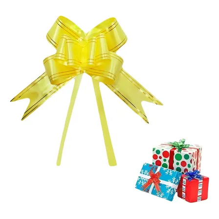 Laço Fácil Mágico Pronto Grande Para Presente 10 Unidades