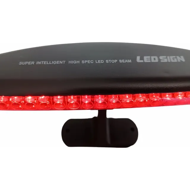 Tercer Stop Línea 28 Led 12v Rojo Carros Tuning Lujos Rectan