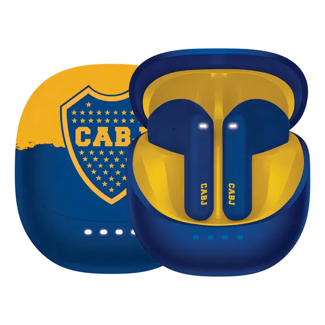 Auricular In Ear X-view Boca Juniors Bluetooth Producto Ofic Color Azul