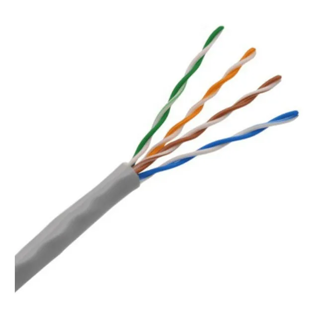 Saxxon Cable Utp Cat5e Bobina 305 Mts 100% Cobre Color Gris