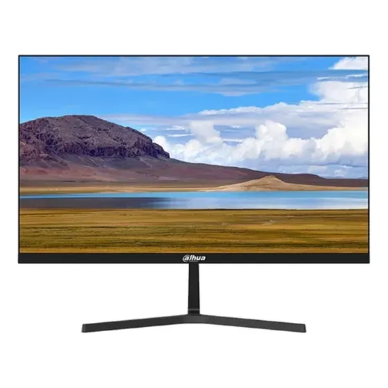 Monitor gamer LED Full Hd 75hz Dahua Panel VA negro 220V DHI-LM22-B200S