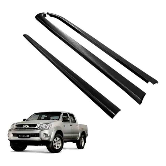 Protetor De Borda Hilux 2005 A 2015 Kit Lateral E Tampa Tras