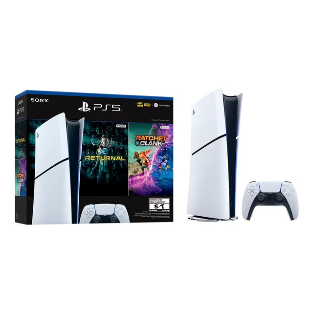 Consola Playstation Ps5 Slim Digital + 2 Juegos