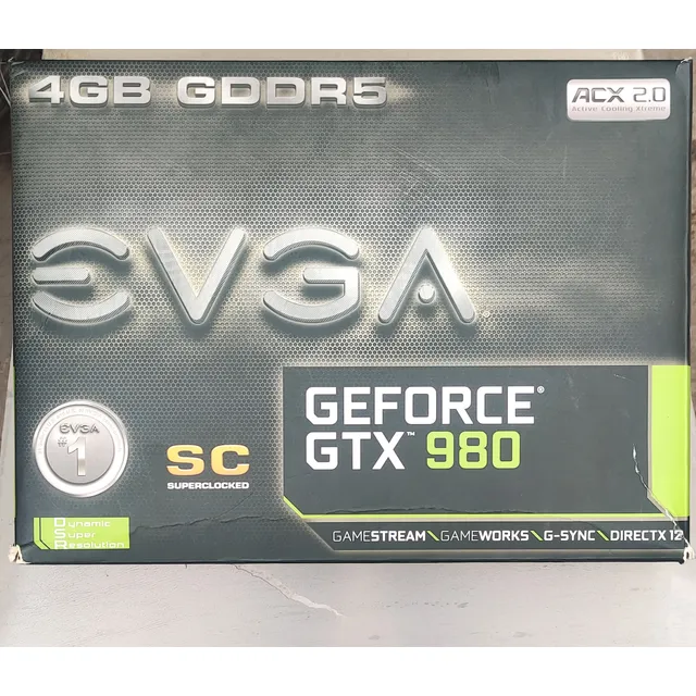 Nvidia Evga Geforce Gtx 980 4gb Sc Gaming Acx 2.0