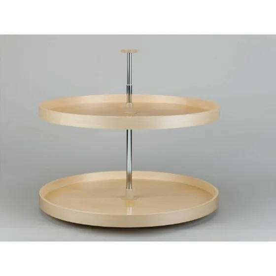  Estantes Giratorios De Madera Para Despensa, 20 Pulgadas